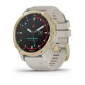 Garmin Descent™ Mk2S Multisportkello, sukellustietokone Vaalea kulta ja vaalea hiekanvärinen silikonihihna