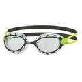Zoggs Predator occhialini da nuoto Kirkas linssi nero- lime