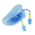 Honeywell Fusion earplugs Koko M väri keltainen/sininen (irroitettava nauha)
