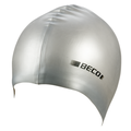 Beco Metallic Silicone Swim Cap Silver
