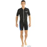 Cressi Lido Shorty 2mm Miehet Turkoosimusta