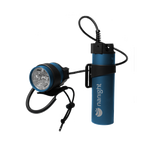 Nanight Tech 2 Canister Style Divelamp with charge port Sininen