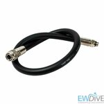 BCD Inflator hose, gomas Negro