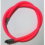 Sandows low pressure hose with 3/8 "thread, noir . Neon rouge