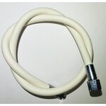 Sandows low pressure hose with 3/8 "thread, noir . Blanc