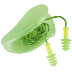 Honeywell Fusion earplugs Koko S väri vihreä (irroitettava nauha)