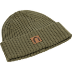 North Outdoor Active Merino Beanie Kir Meleerattu oliivinvihreä