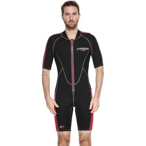 Cressi Lido Shorty 2mm Men, svartröd, XS