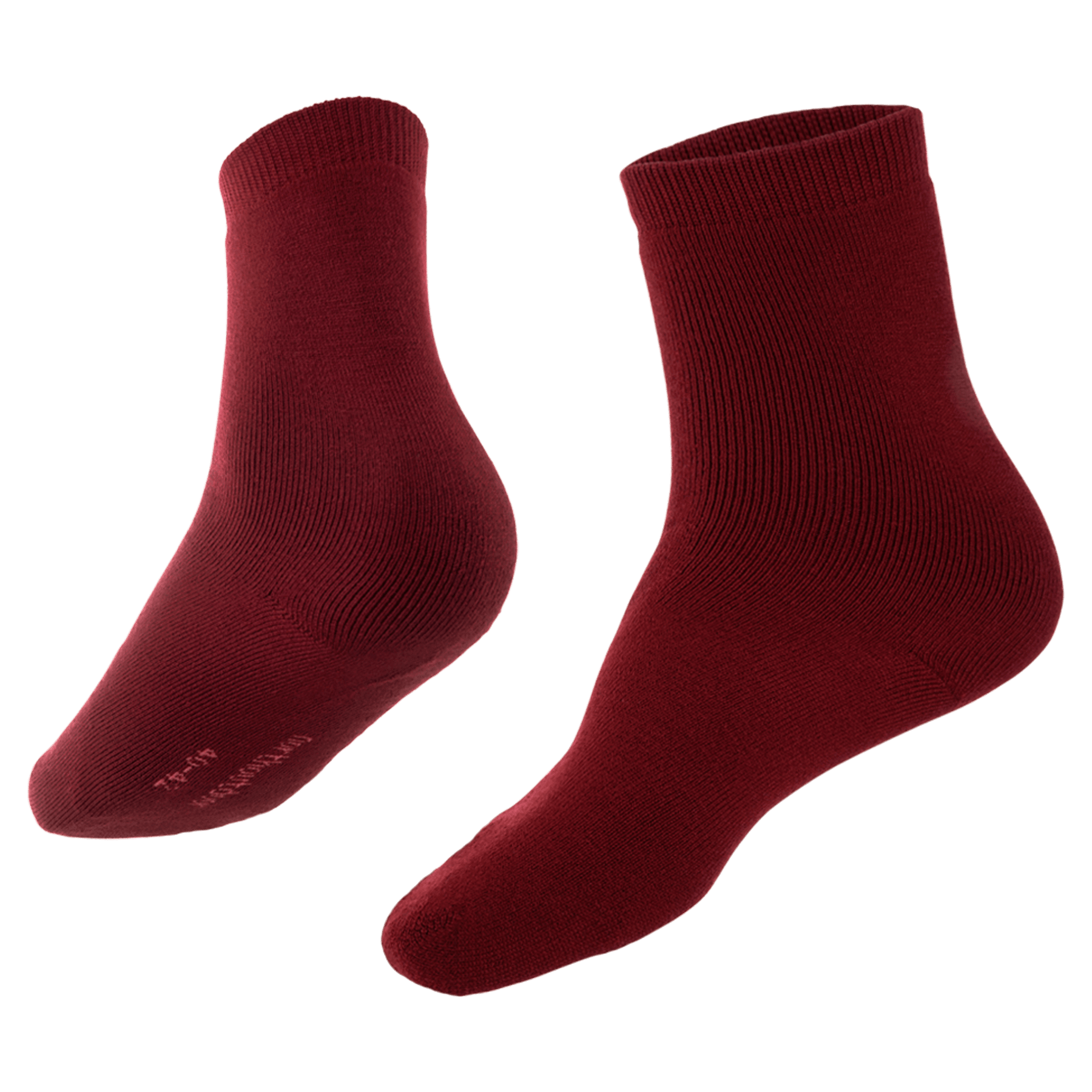 North Outdoor All day Merino Socks BASIC Raparperin red