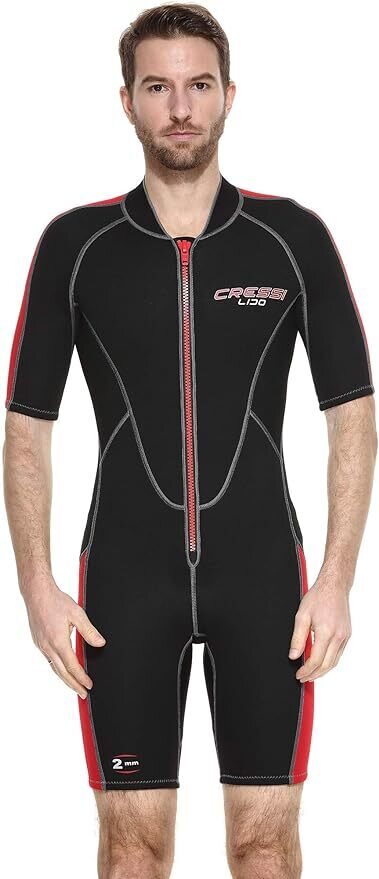 Cressi Lido Shorty 2mm Men Blackred