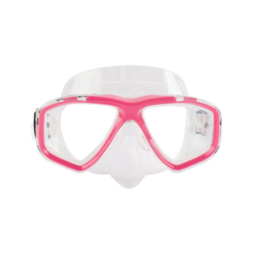 Series II mask Clear silicone/pink