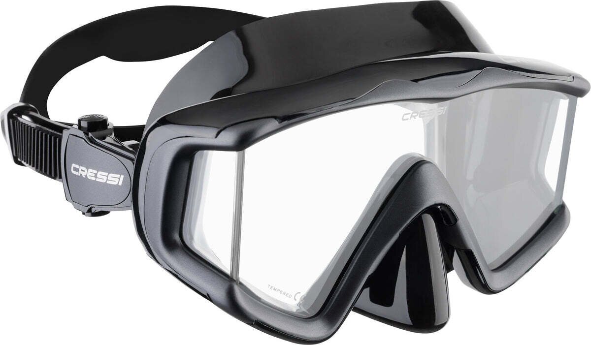 Cressi Liberty mask Musta/ Harmaa