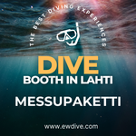 Dive Booth in Lahti 23.3.2024, pakend