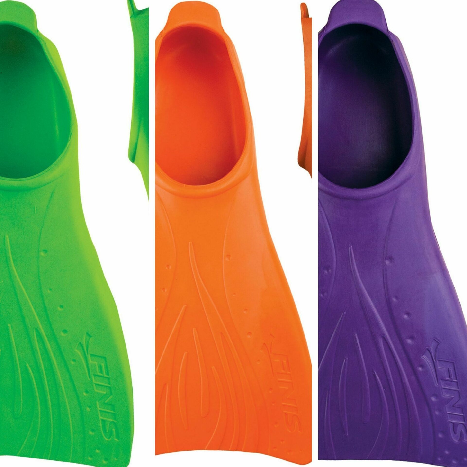FINIS Booster Kids Swim Fins - Open-Toe Training Fins For Young Swimmers