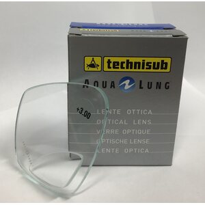 Optical lenses for scuba diving masks