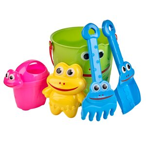 Sand bucket " frog" set.
