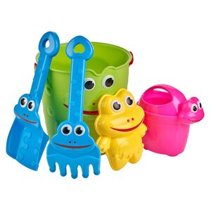 Sand bucket " frog" set.