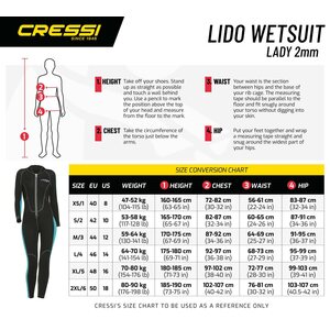 Cressi Lido 2mm Naiset