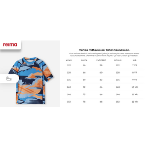 Reima Uiva UV-suojattu uimapaita