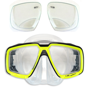 Optical lenses for scuba diving masks